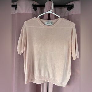 August Silk Pale Pink Short Sleeve Shirt